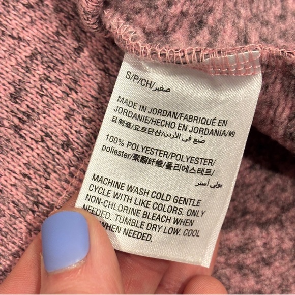 Ideology Women's Cowl Neck Cross-Over Hem Essentia Pink Gray size Small - Picture 6 of 10